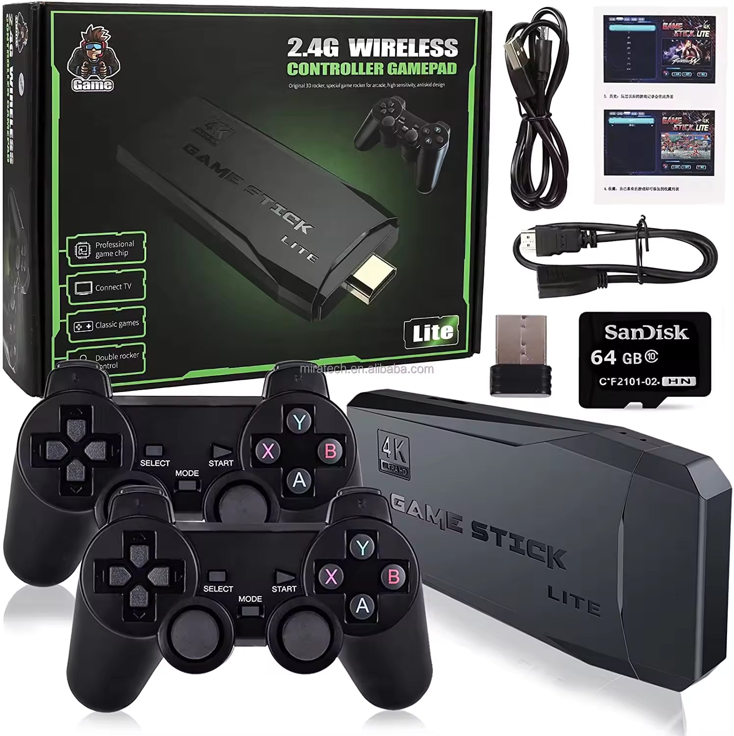 M8 Gamestick Lite 2.4G Wireless Controller – 20,000 Games in One Stick